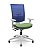 Cadeira Plaxmetal Flash Presidente Tela Azul Base Italia Cinza Back System Braços Reguláveis Cinza Assento Poliéster - Imagem 9