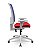 Cadeira Plaxmetal Flash Presidente Tela Azul Base Italia Cinza Back System Braços Reguláveis Cinza Assento Poliéster - Imagem 17