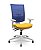 Cadeira Plaxmetal Flash Presidente Tela Azul Base Italia Cinza Back System Braços Reguláveis Cinza Assento Poliéster - Imagem 10