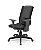 Cadeira Brizza Presidente Plaxmetal Tela Preta Base Standard Relax Assento Crepe Poliéster - Imagem 3