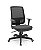 Cadeira Brizza Presidente Plaxmetal Tela Preta Base Standard Relax Assento Crepe Poliéster - Imagem 10