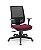 Cadeira Brizza Presidente Plaxmetal Tela Preta Base Standard Relax Assento Crepe Poliéster - Imagem 5