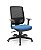 Cadeira Brizza Presidente Plaxmetal Tela Preta Base Standard Relax Assento Crepe Poliéster - Imagem 18