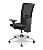 Cadeira Plaxmetal Flash Presidente Base Cromada Back System Tela Preta Assento Poliéster - Imagem 3