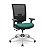 Cadeira Plaxmetal Flash Presidente Base Cromada Back System Tela Preta Assento Poliéster - Imagem 8