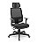 Cadeira Presidente Brizza Plaxmetal Tela Preta Base Standard Back System Assento Poliéster - Imagem 1
