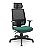 Cadeira Presidente Brizza Plaxmetal Tela Preta Base Standard Back System Assento Poliéster - Imagem 7