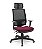 Cadeira Presidente Brizza Plaxmetal Tela Preta Base Standard Back System Assento Poliéster - Imagem 4