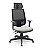 Cadeira Presidente Brizza Plaxmetal Tela Preta Base Standard Back System Assento Poliéster - Imagem 13