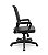 Cadeira Presidente Adrix Plaxmetal Encosto Tela Base Standard Relax Assento Vinil - Imagem 2