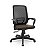 Cadeira Presidente Adrix Plaxmetal Encosto Tela Base Standard Relax Assento Vinil - Imagem 4