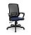 Cadeira Presidente Adrix Plaxmetal Encosto Tela Base Standard Relax Assento Vinil - Imagem 9