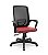Cadeira Presidente Adrix Plaxmetal Encosto Tela Base Standard Relax Assento Vinil - Imagem 8