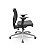 Cadeira Brizza Executiva Tela Preta Base Aluminio Mecanismo Back System Assento Vinil - Imagem 2