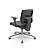 Cadeira Brizza Executiva Tela Preta Base Aluminio Mecanismo Back System Assento Vinil - Imagem 3