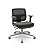 Cadeira Brizza Executiva Tela Preta Base Aluminio Mecanismo Back System Assento Vinil - Imagem 5