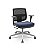 Cadeira Brizza Executiva Tela Preta Base Aluminio Mecanismo Back System Assento Vinil - Imagem 9