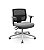 Cadeira Brizza Executiva Tela Preta Base Aluminio Mecanismo Back System Assento Vinil - Imagem 11