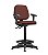 Cadeira Job Frisokar Caixa Alta Para Bancada De Laboratório, Recepção ou Portaria Reforçada Ergonômica Back System Crepe Com Braços - Imagem 15