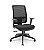 Cadeira Plaxmetal Brizza Presidente Tela Preta Assento Poliéster Braços Reguláveis Base Itália Mecanismo Relax - Imagem 4