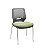 Cadeira Beezi Plaxmetal Fixa 4 Pés Cromada Encosto Cinza Assento Vinil - Imagem 18