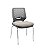 Cadeira Beezi Plaxmetal Fixa 4 Pés Cromada Encosto Cinza Assento Vinil - Imagem 20