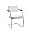 Cadeira Fixa Izzi Plaxmetal Estrutura S Continua Cromada Revestimento Vinil - Imagem 14