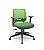 Cadeira Beezi Plaxmetal Com Braços Reguláveis Encosto Verde Assento Em Poliéster Base Italia. - Imagem 9