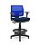 Cadeira Caixa Alta Brizza Plaxmetal Encosto Em Tela Azul Back System com Braços Assento em Poliéster - Imagem 16