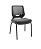 Cadeira Beezi Plaxmetal Fixa 4 Pés Encosto Preto Assento Vinil - Imagem 1