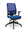 Cadeira Presidente Brizza Plaxmetal Tela Azul Base Italia Autocompensador Assento Poliéster - Imagem 5