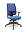 Cadeira Presidente Brizza Plaxmetal Tela Azul Base Italia Autocompensador Assento Poliéster - Imagem 18