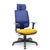 Cadeira Presidente Brizza Plaxmetal Tela Azul Base Standard Back System Assento Poliéster - Imagem 11