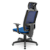 Cadeira Presidente Brizza Plaxmetal Tela Azul Base Standard Back System Assento Poliéster - Imagem 3