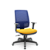 Cadeira Brizza Presidente Plaxmetal Tela Azul Base Standard Relax Assento Crepe Poliéster - Imagem 11