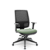 Cadeira Presidente Brizza Plaxmetal Tela Preta Base Italia Slider Assento Vinil - Imagem 13