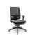 Cadeira Presidente Brizza Plaxmetal Tela Preta Base Italia Slider Assento Vinil - Imagem 6