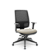 Cadeira Presidente Brizza Plaxmetal Tela Preta Base Italia Slider Assento Vinil - Imagem 20