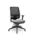 Cadeira Presidente Brizza Plaxmetal Tela Preta Base Italia Slider Assento Vinil - Imagem 12