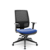 Cadeira Presidente Brizza Plaxmetal Tela Preta Base Italia Slider Assento Vinil - Imagem 7