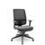 Cadeira Presidente Brizza Plaxmetal Tela Preta Base Italia Slider Assento Vinil - Imagem 11