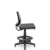 Cadeira Caixa Alta Beezi Plaxmetal Base Standard Com Sapatas Encosto Cinza Assento Poliéster - Imagem 2
