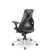 Cadeira Bix x+ Plaxmetal Tela Preta Base Cromada Slider Braços Shift Assento Poliéster - Imagem 3