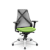 Cadeira Bix x+ Plaxmetal Tela Preta Base Cromada Slider Braços Shift Assento Poliéster - Imagem 13