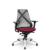 Cadeira Bix x+ Plaxmetal Tela Preta Base Cromada Slider Braços Shift Assento Poliéster - Imagem 5