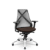 Cadeira Bix x+ Plaxmetal Tela Preta Base Cromada Slider Braços Shift Assento Poliéster - Imagem 20
