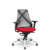 Cadeira Bix x+ Plaxmetal Tela Preta Base Cromada Slider Braços Shift Assento Poliéster - Imagem 6