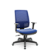 Cadeira Brizza Presidente Plaxmetal Tela Azul Base Standard Relax Assento Vinil - Imagem 1