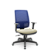 Cadeira Brizza Presidente Plaxmetal Tela Azul Base Standard Relax Assento Vinil - Imagem 6