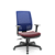 Cadeira Brizza Presidente Plaxmetal Tela Azul Base Standard Relax Assento Vinil - Imagem 10